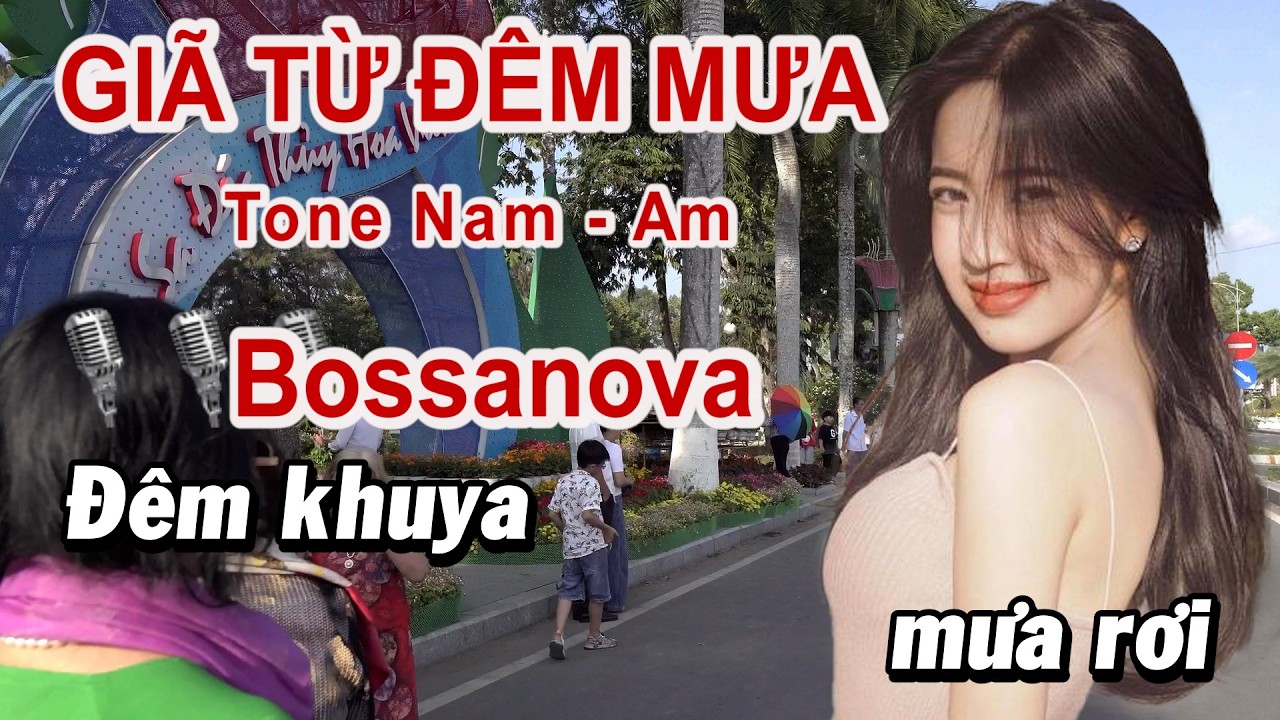 KARAOKE GIÃ TỪ ĐÊM MƯA Bossanova tone Nam Am II Hát Với Nhau Gia Bảo