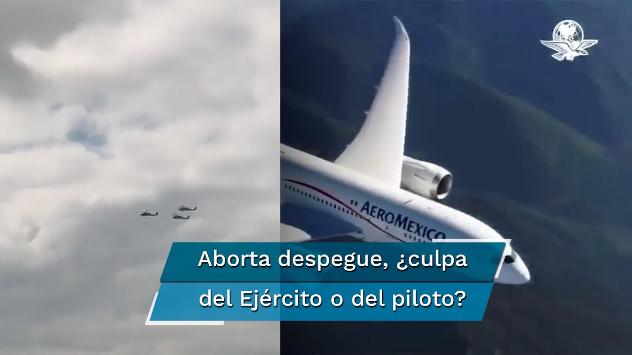 Vuelo de Aeroméxico aborta despegue en AIFA: piloto arrancó sin permiso