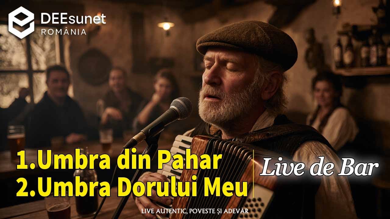 Umbra din Pahar – Umbra Dorului Meu| Cântec de Pahar LIVE de Bar 2025 DEEsunet România