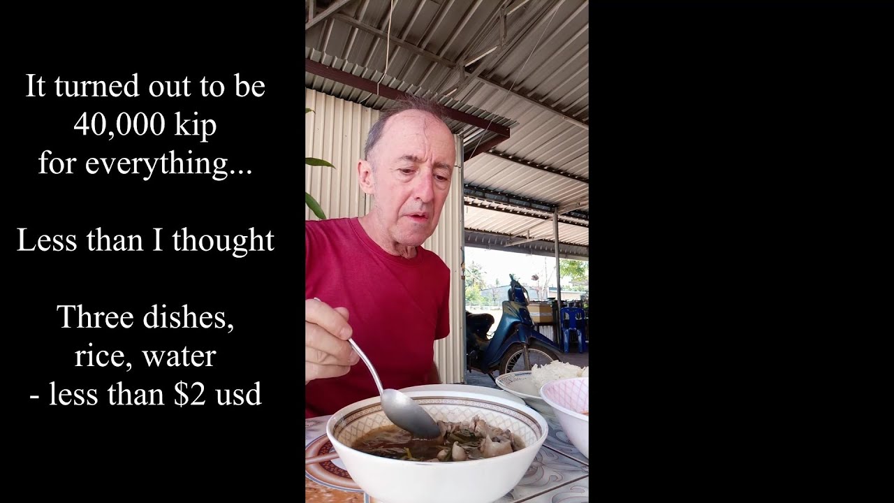 Pakse, Laos. If you don't eat this street-food, you have no brains 🧠 .. Crazy cheap, insanely good!