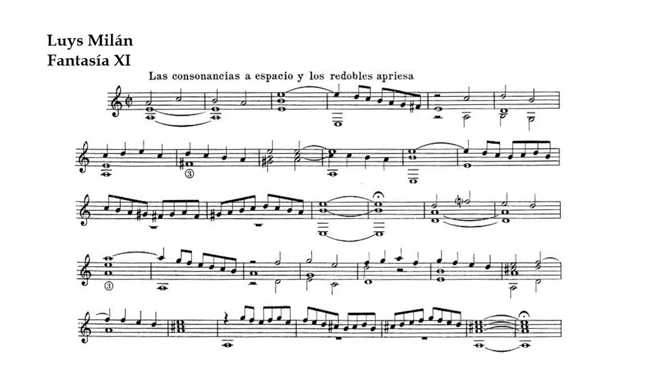 L. Milán. Fantasía XI