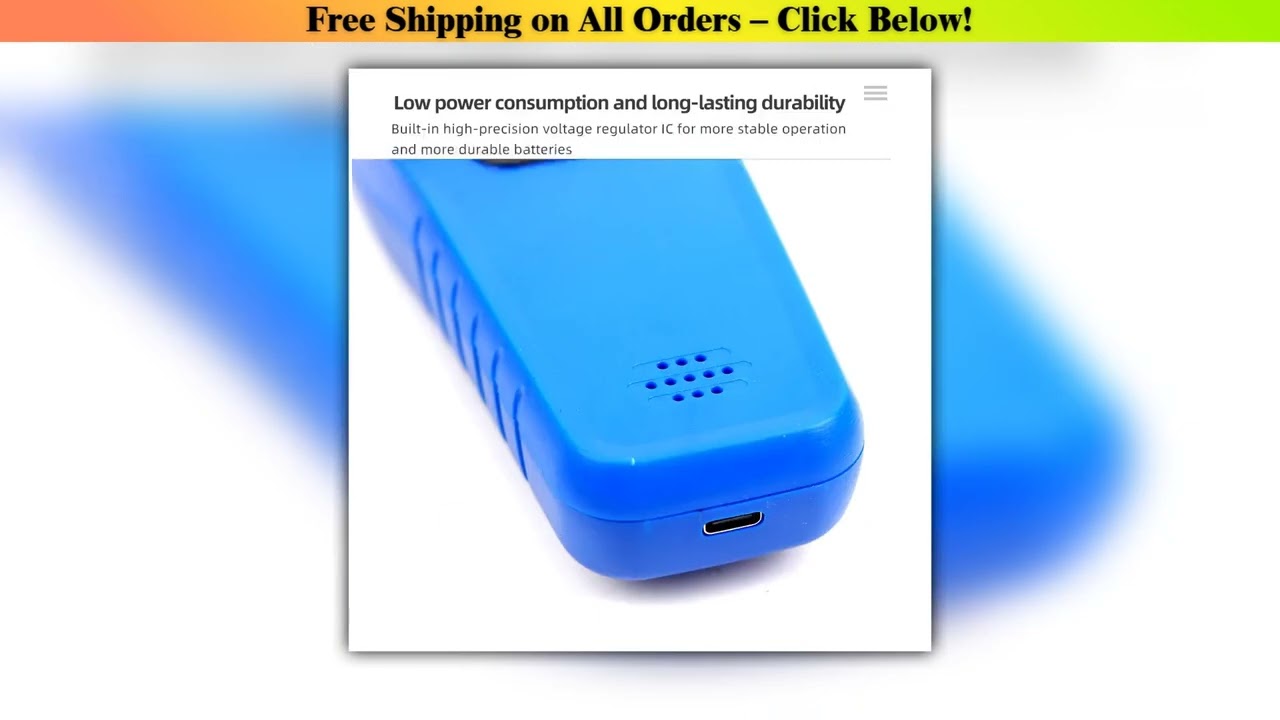 LD-200 Heated Diode Refrigerant Leak Detector Handheld Leak Tester Air Conditioning Refrigeration