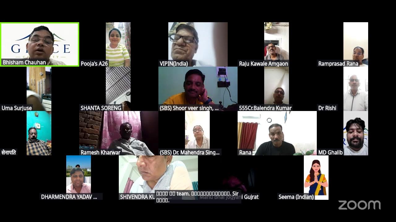 GRACE COMMUNITY ZOOM PRESENTATION