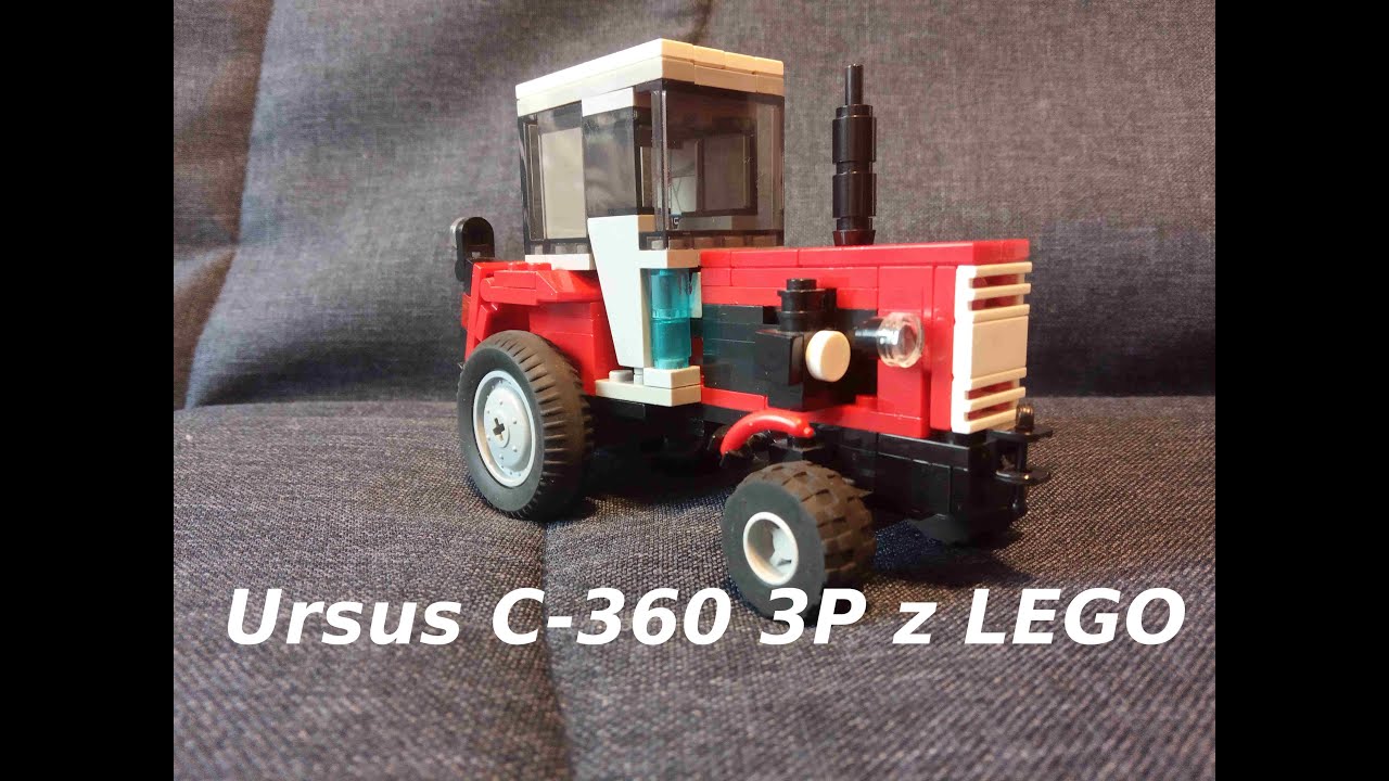 Poradnik LEGO #18 Jak zbudować traktor -U-R-S-U-S- C-360 3P z kabiną Kunów