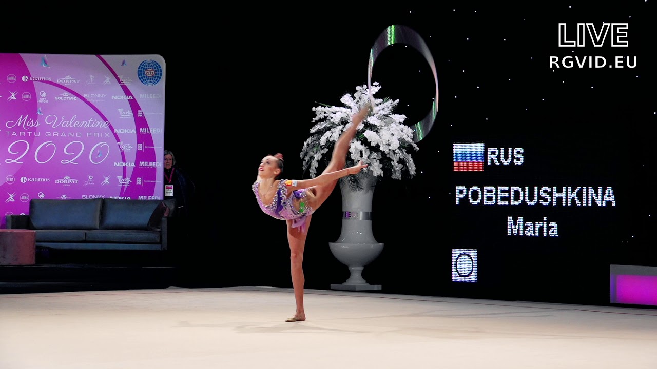 Maria Pobedushkina – Hoop (AA) – 2020 Miss Valentine Grand Prix (Stream Highlight)