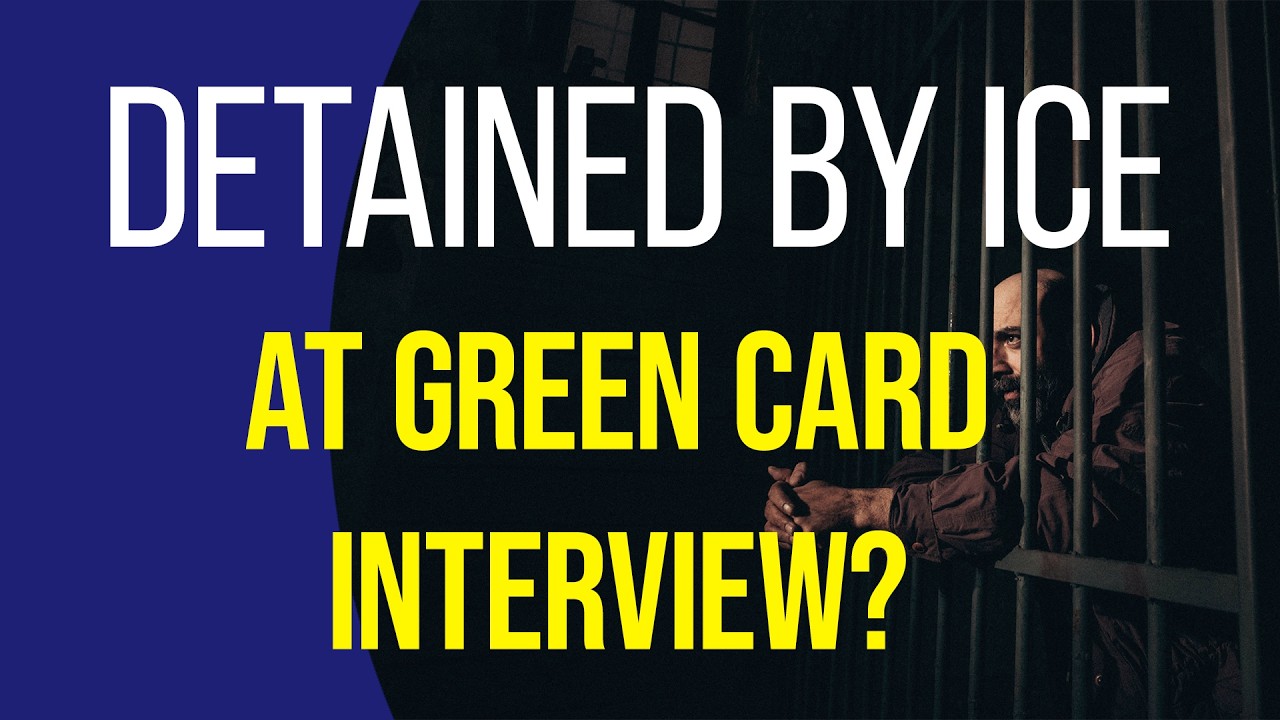 🚨 Detained at Green Card interview?🚨
