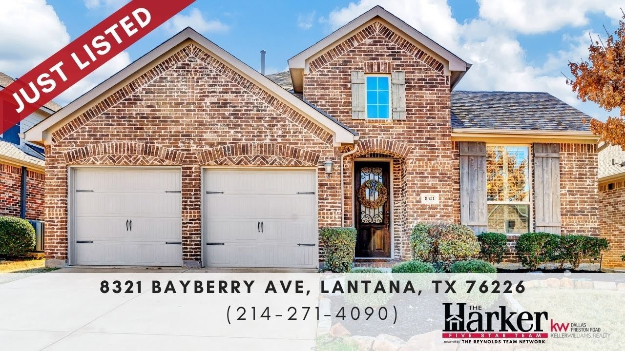 Awesome Lantana Traditional Style Home for Sale $525K or Trade The Reynolds Team (214) 271-4090
