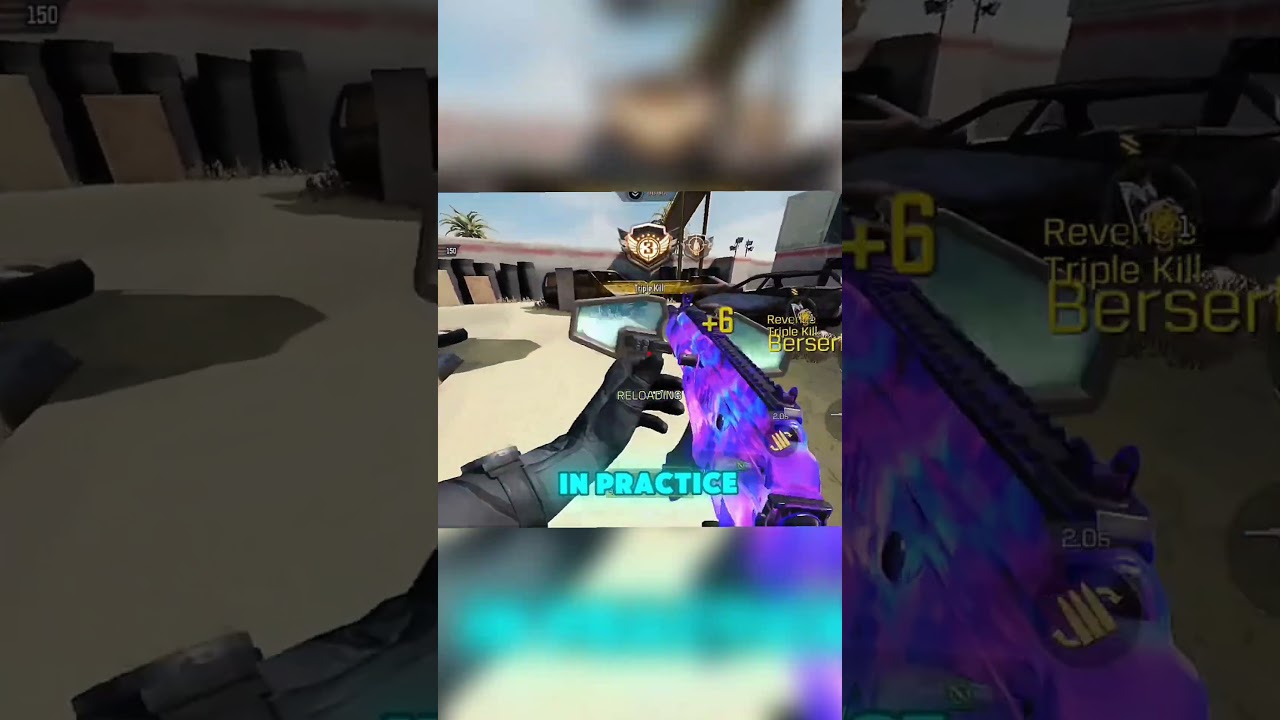 CR-56 amax is the only weapon that has an anti damage shield in codm 😳 #codm #cr56amax #codmobile