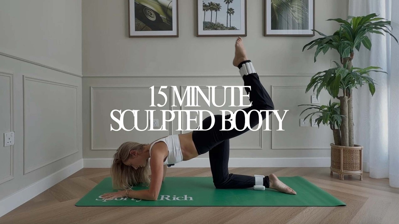 15 MINUTE PILATES SCULPTED BOOTY (with ankle weights)