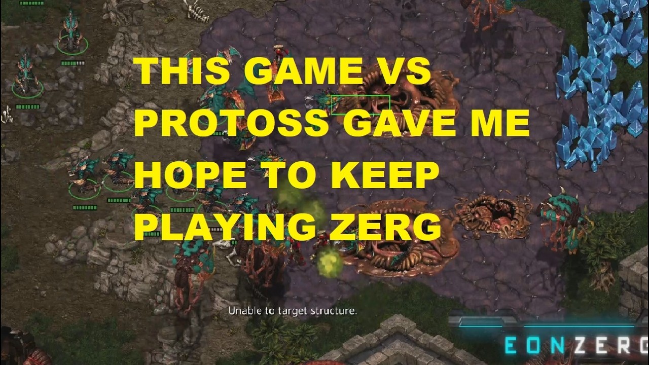 THIS GAME VS PROTOSS GAVE ME HOPE TO KEEP PLAYING ZERG