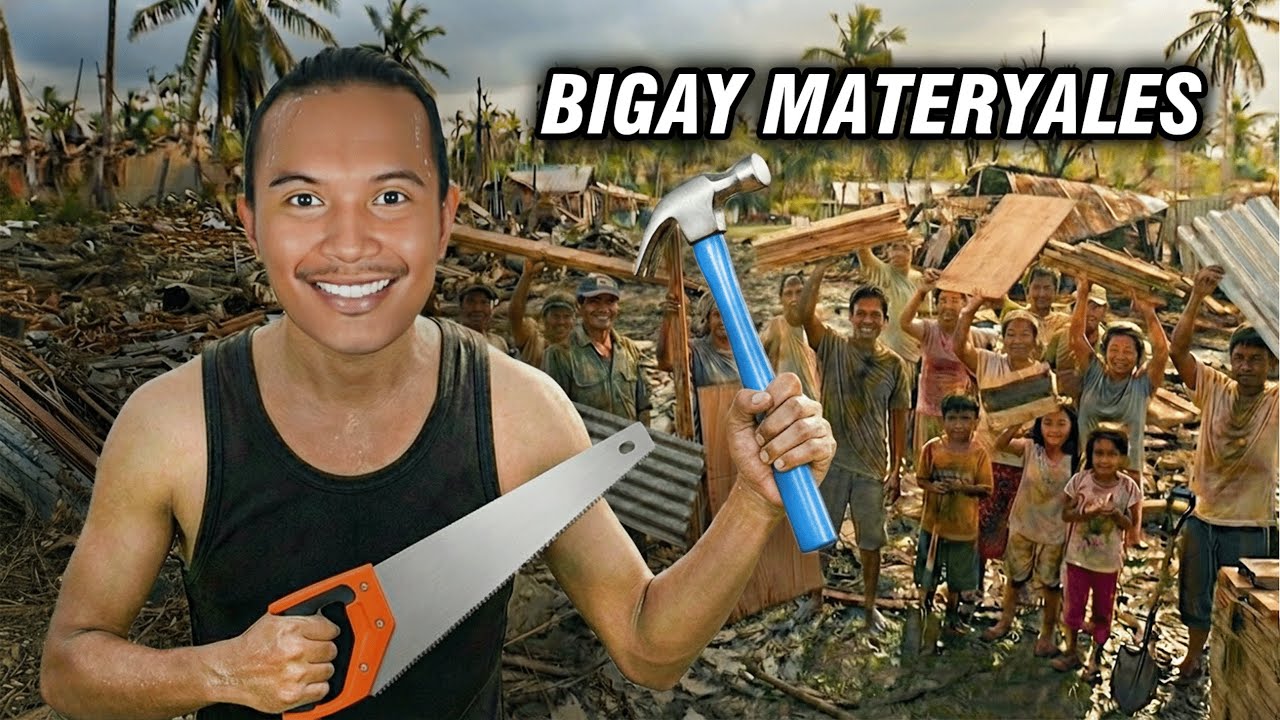 Bigay Materyales sa Mga Nawasak na Bahay