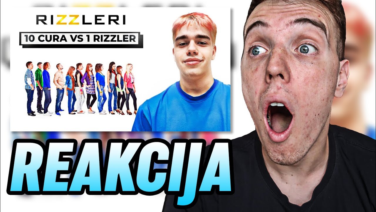 CHODA REAKCIJA na 10 CURA VS 1 RIZZLER: LUKA SILNI