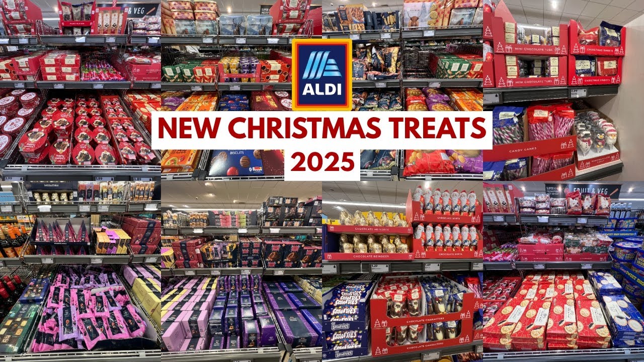 ALDI NEW CHRISTMAS TREATS 2025! PUDDING, COOKIES & CHOCOLATES | ALDI HAUL | TRAVELANDSHOP WITH ME