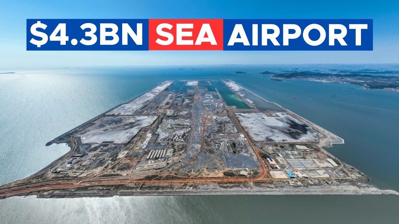 Inside China’s New $4.3 Billion Airport at Sea