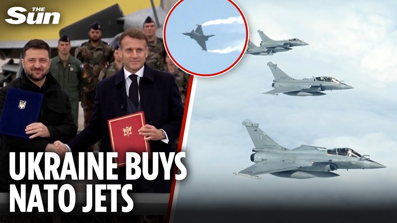Nato fighter jets to patrol Ukraine's skies as Zelensky gets Rafale F4's from France