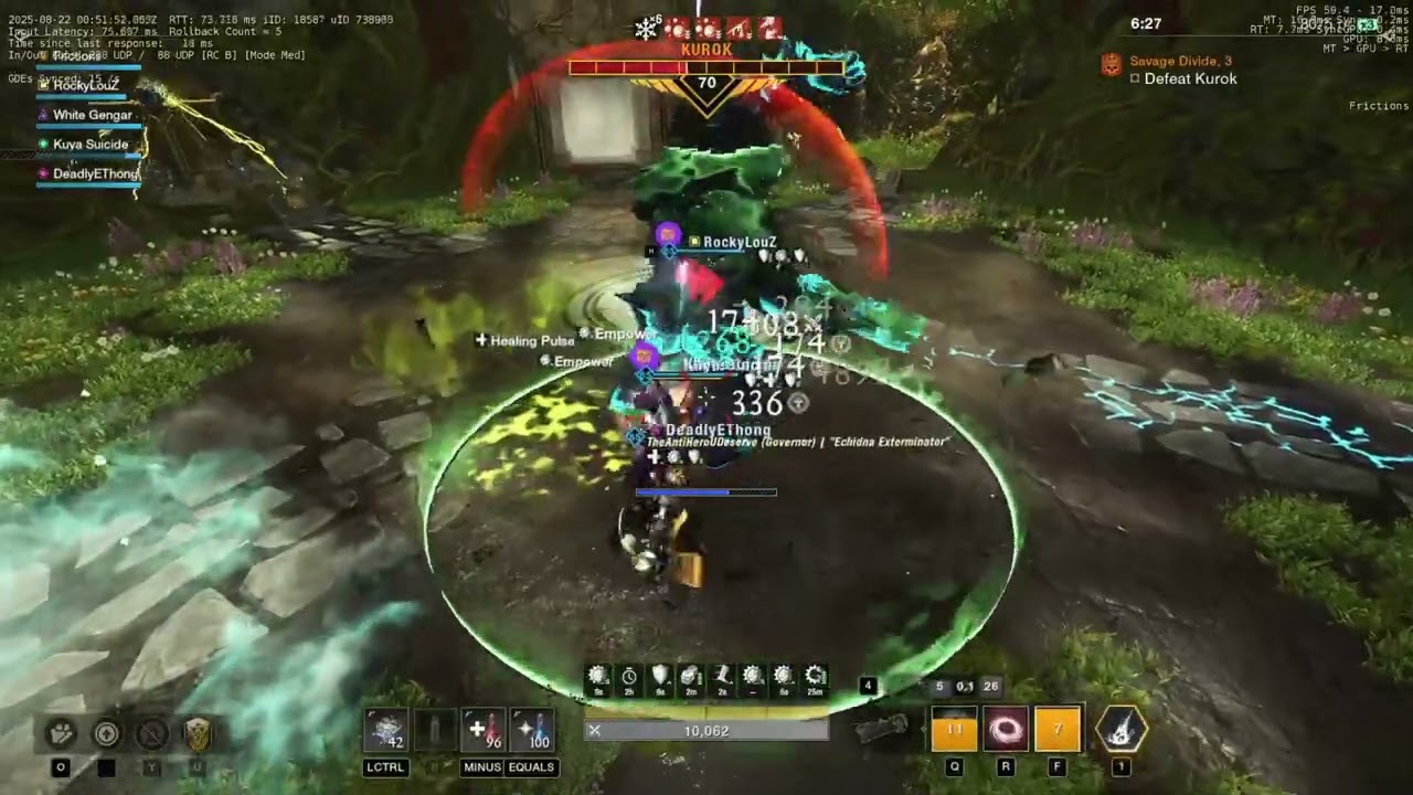 New World: Aeternum. Savage Divide M3 Score Run. Healer POV