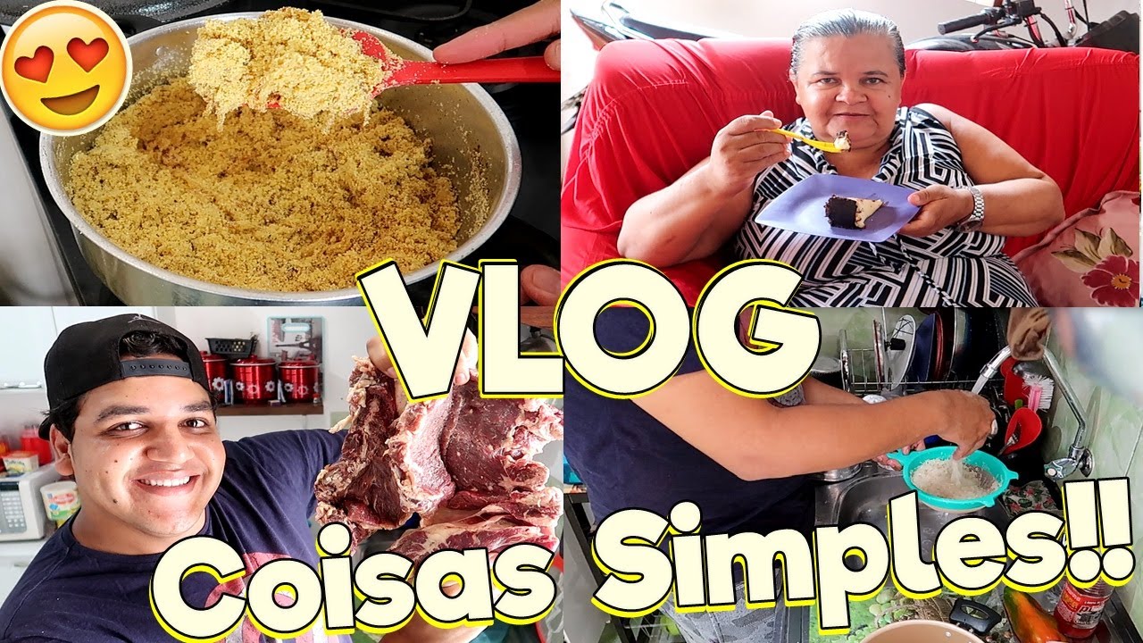 FIZ ALMOÇO SIMPLES e COMPLETO do DIA-A-DIA + UMA FAROFA ESPECIAL!!