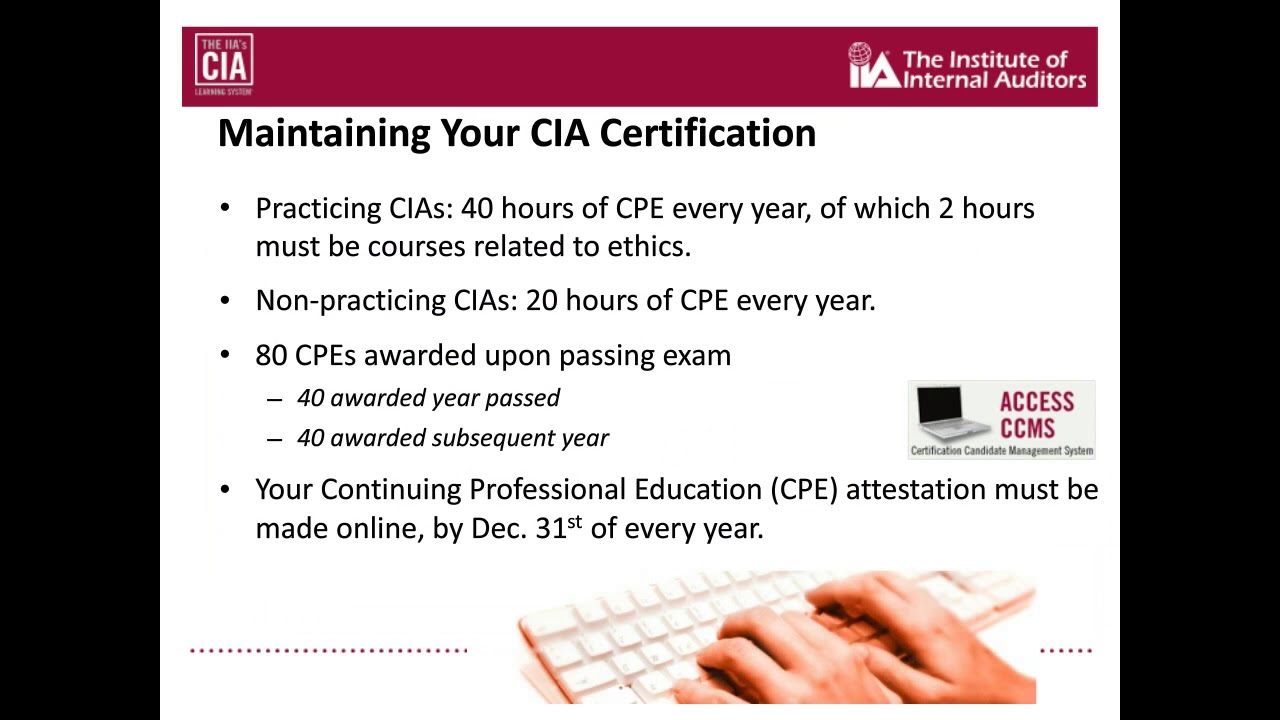 Increase Your Chances of Passing the CIA Exam