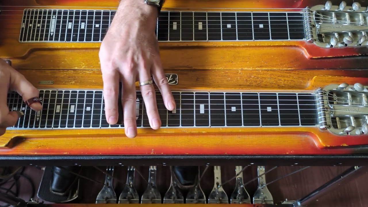 Autumn Leaves on the pedal steel guitar. Steel guitar jazz by Brother Ethan Shaw.