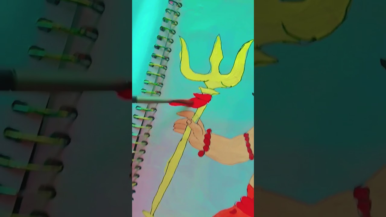 cute painting for Shiv ji 🔥❣️🎨