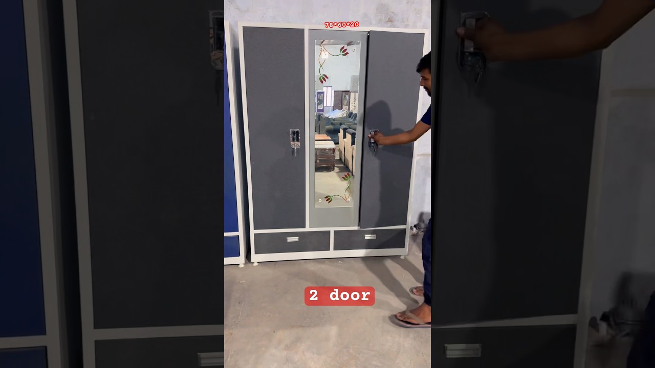 Big size 3 door almira design for home bedroom #trending #almirah #shorts #viral
