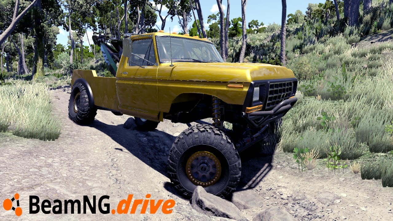 BOOST LAUCHING MY 800HP TOW TRUCK OVER GAINT ROCKS!! - BeamNG.drive MP