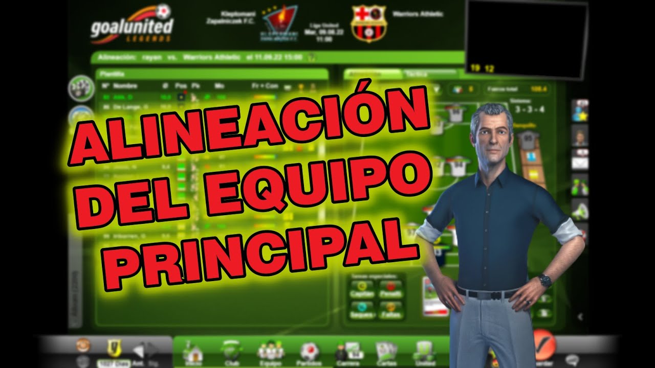 Main Team Lineup - goalunited Spanish