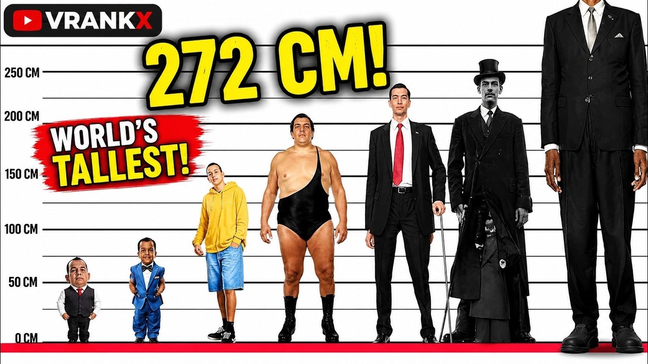 Tallest People in the World 🌍 | Height Comparison