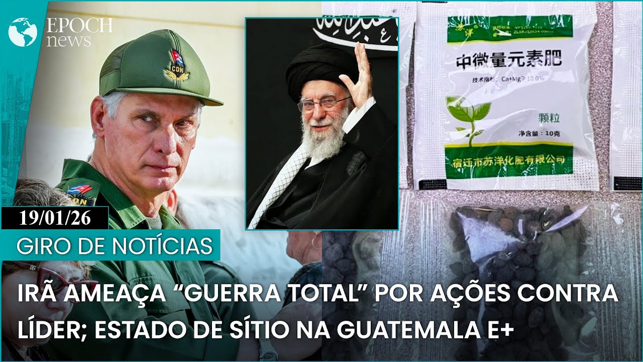Manchetes do Brasil e do Mundo | 19/01