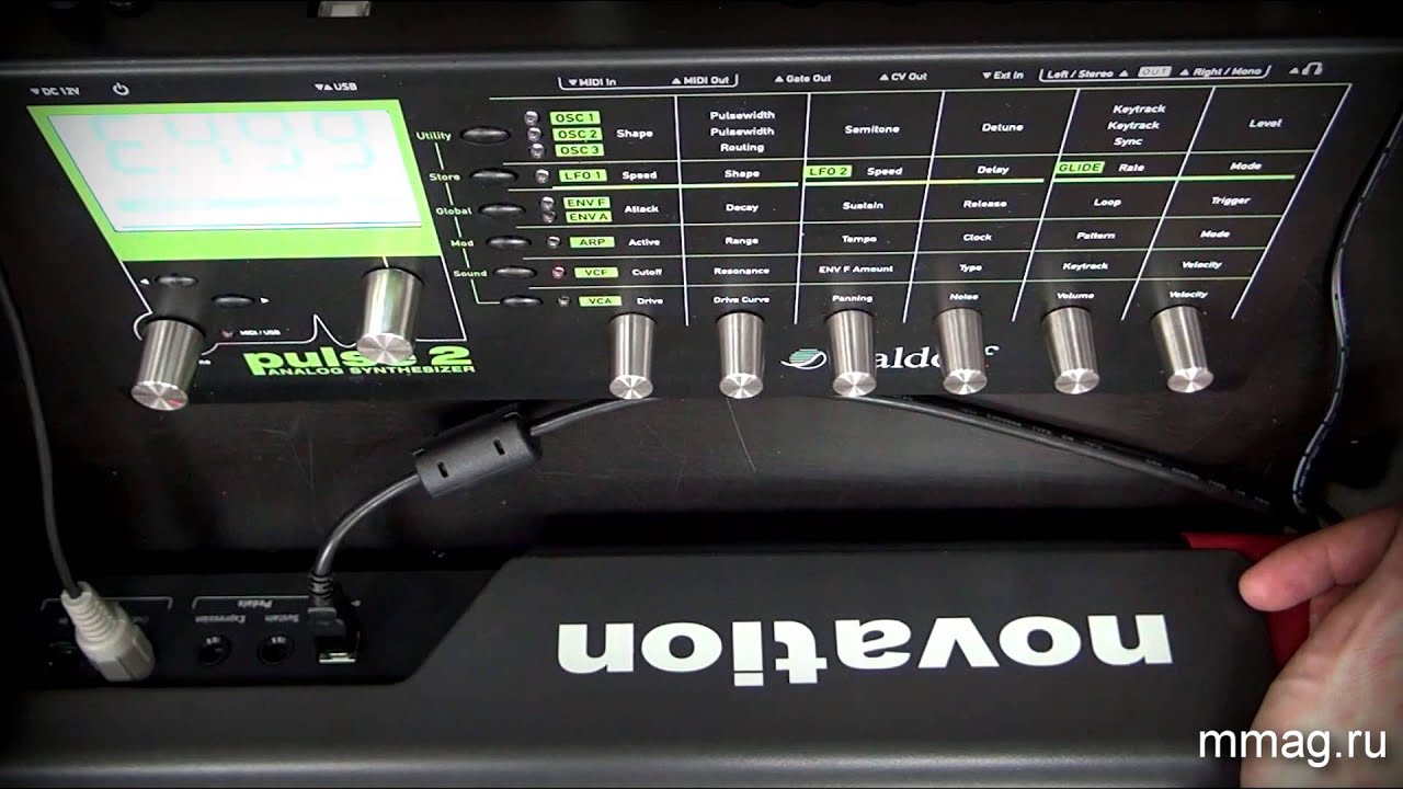 mmag.ru: Waldorf Pulse 2 - парафонический аналоговый синтезатор