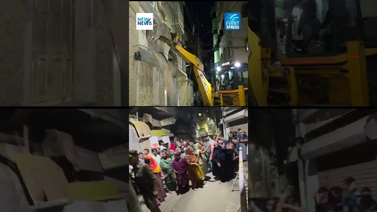 Bulldozers in Bengal! | Tiljala Illegal Buildings Demolished