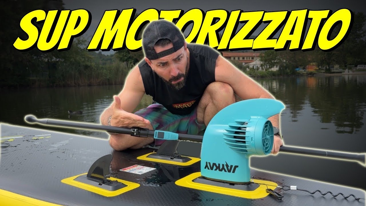 Motorizzo il SUP con la pinna elettrica JayKay e-finne 2.0
