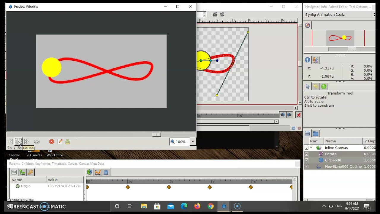 Rotation on Specific Path