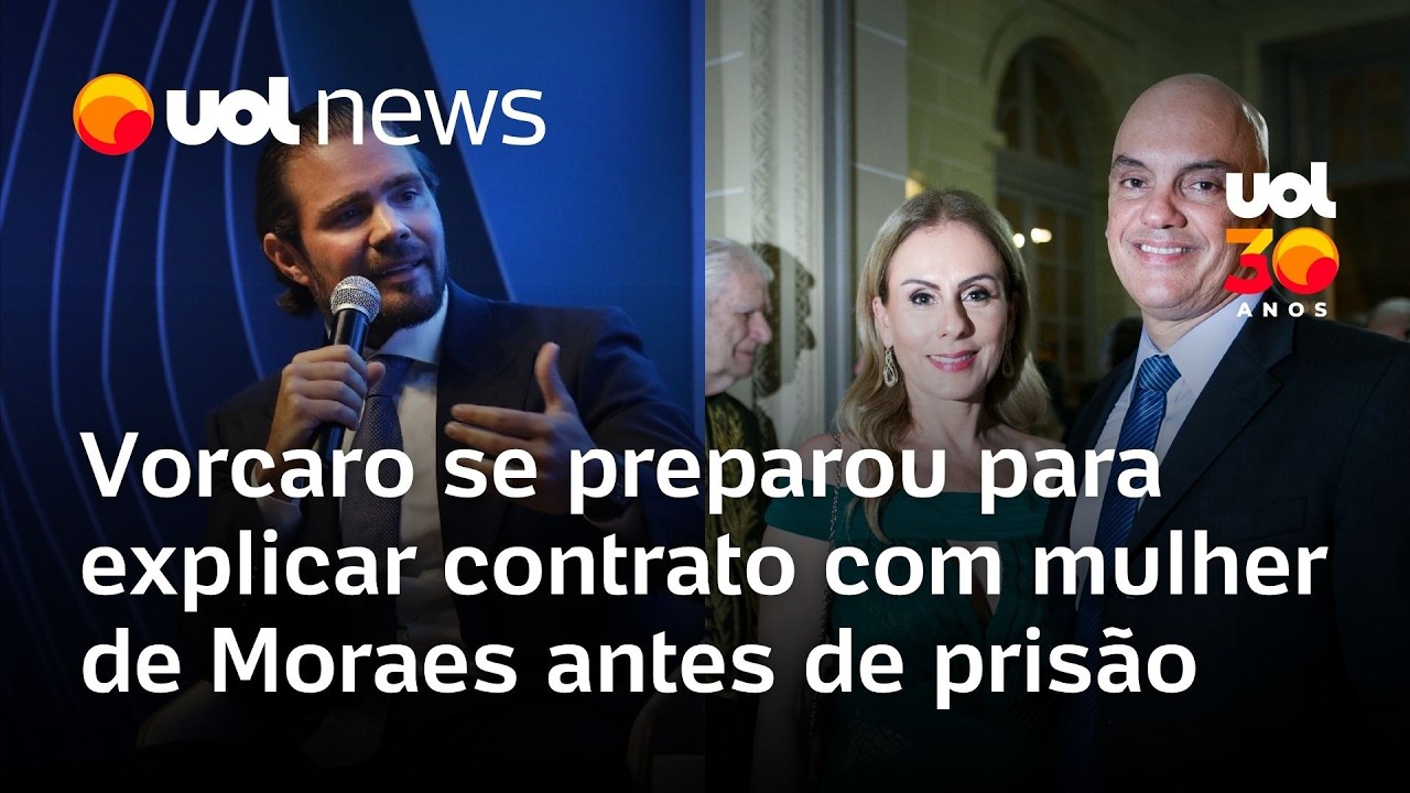 Vorcaro se preparou para explicar amizade e contrato com mulher de Moraes antes de ser preso