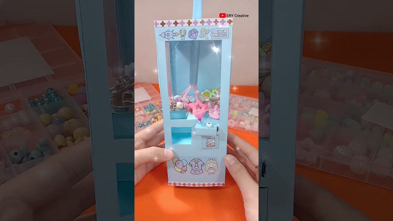 ASMR mengisi barang mesin capit miniatur🥰 #clawmachine