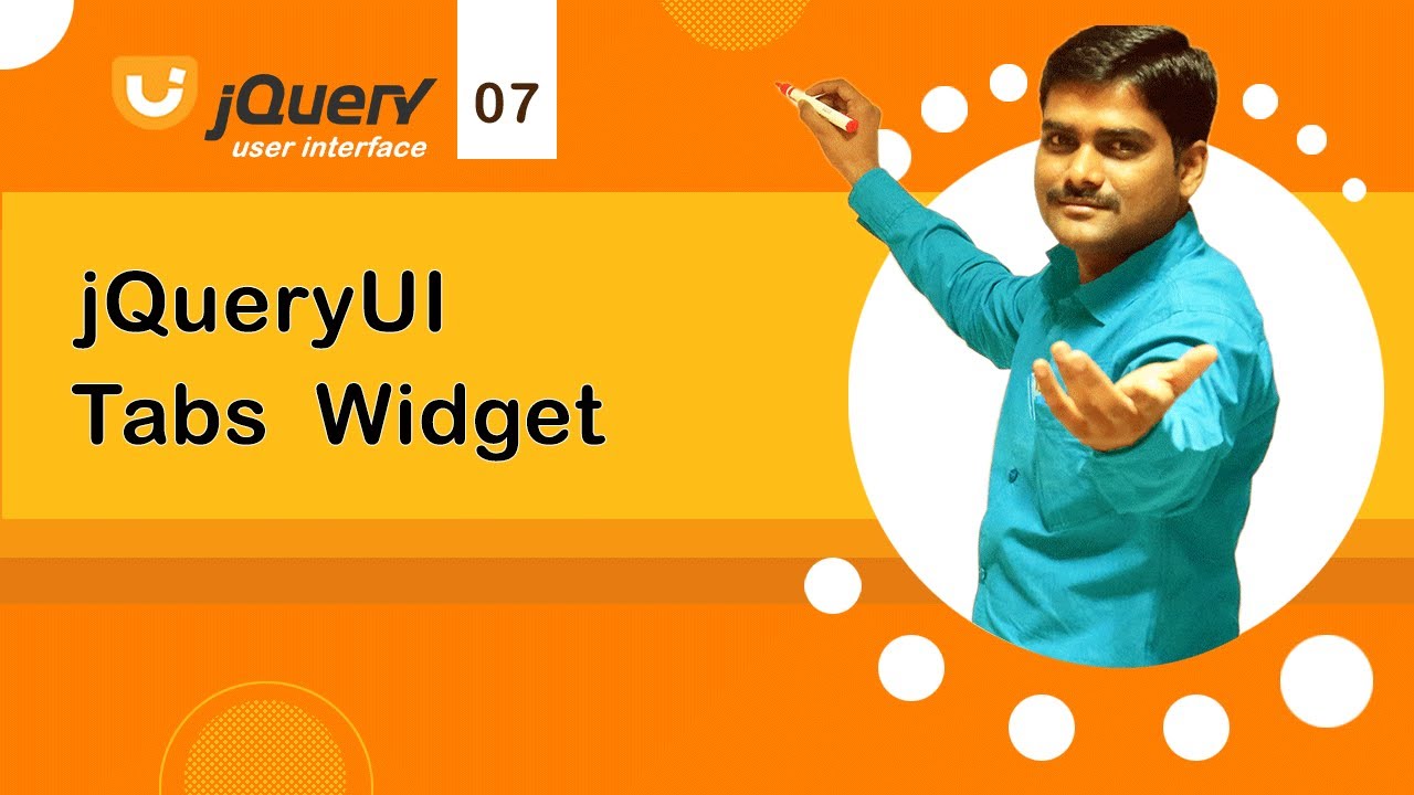 jQuery UI Tabs Widget - jQuery UI Tutorial 07 🚀