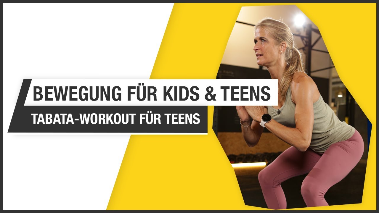 Tabata für Teens | Intervalltraining mit Spaßfaktor | Bewegung für Kids & Teens #healthyHUK