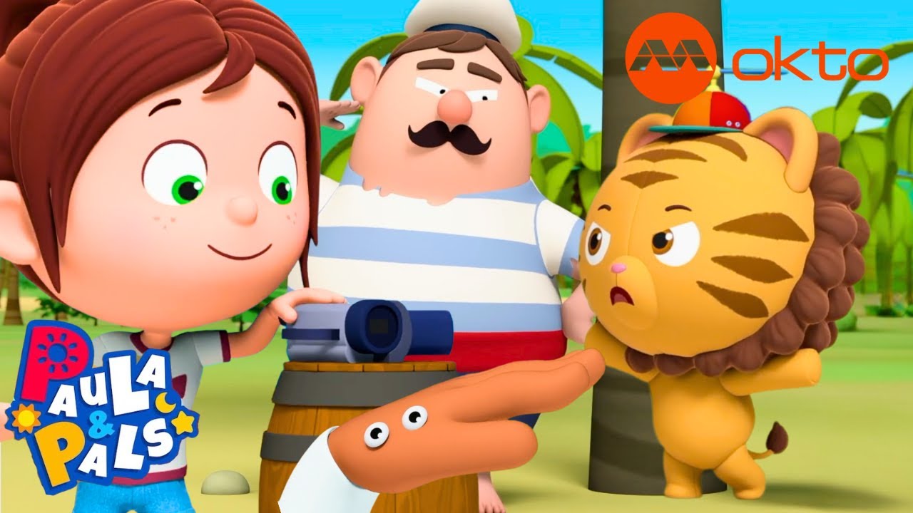 KIDS JUNGLE MOVIE ADVENTURE COMEDY 🌴🎬🦁 | Paula & Pals S3E13 | @mediacorpokto​