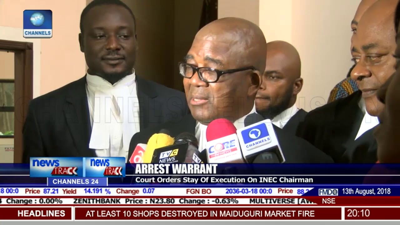 Court Orders Stay Of Execution Of Arrest Warrant On INEC Chairman