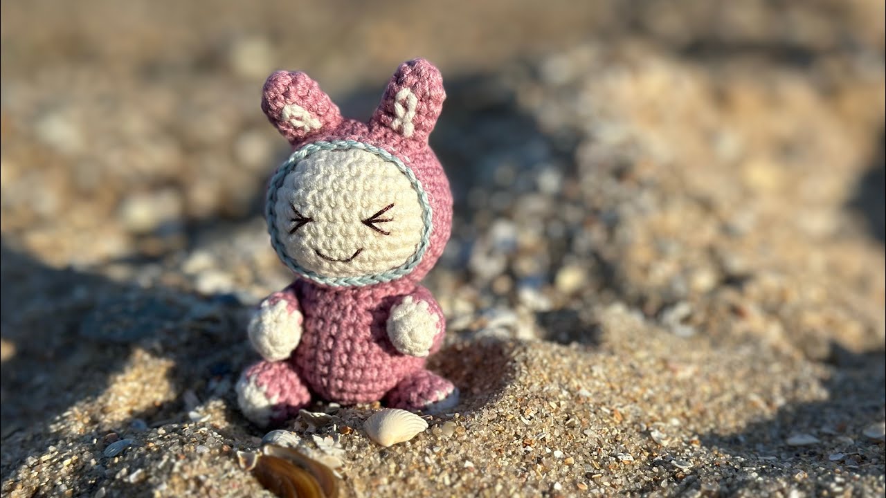 tutorial: crochet LABUBU, easy pattern, step by step for beginners, part 1 (head)