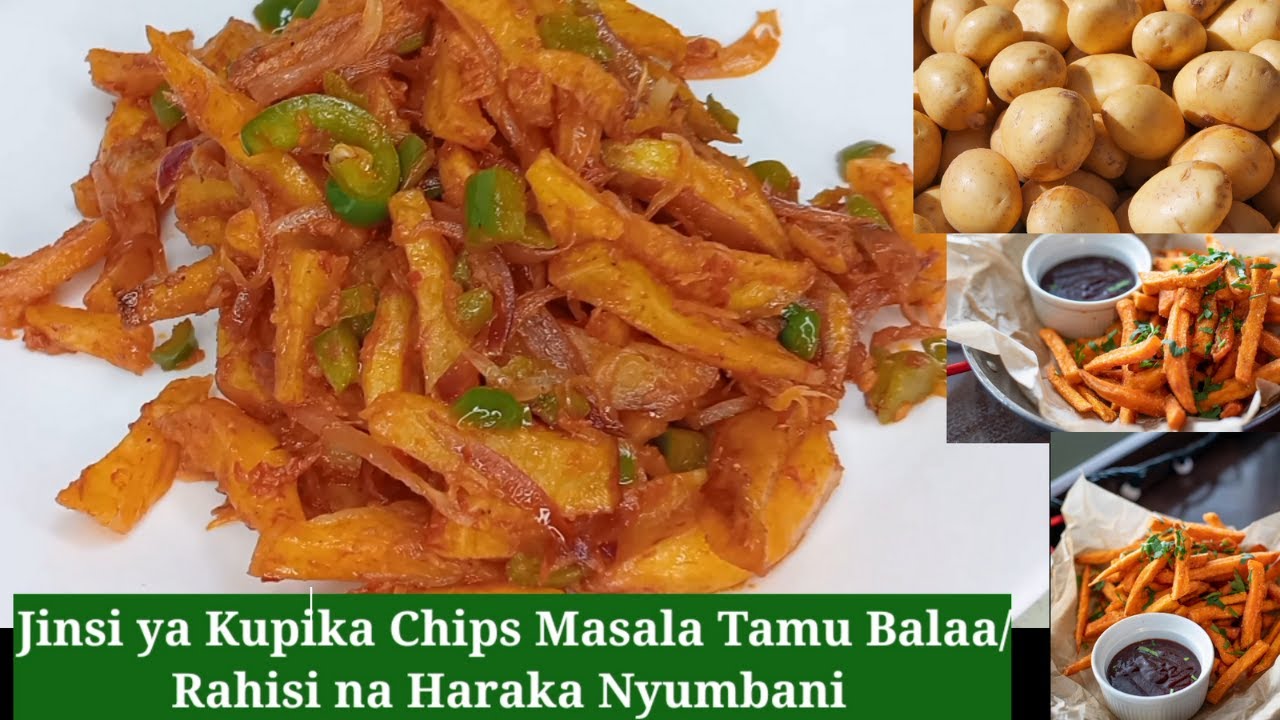 CHIPS MASALA TAMU AJABU! Jinsi ya Kupika Kwa Haraka na Rahisi