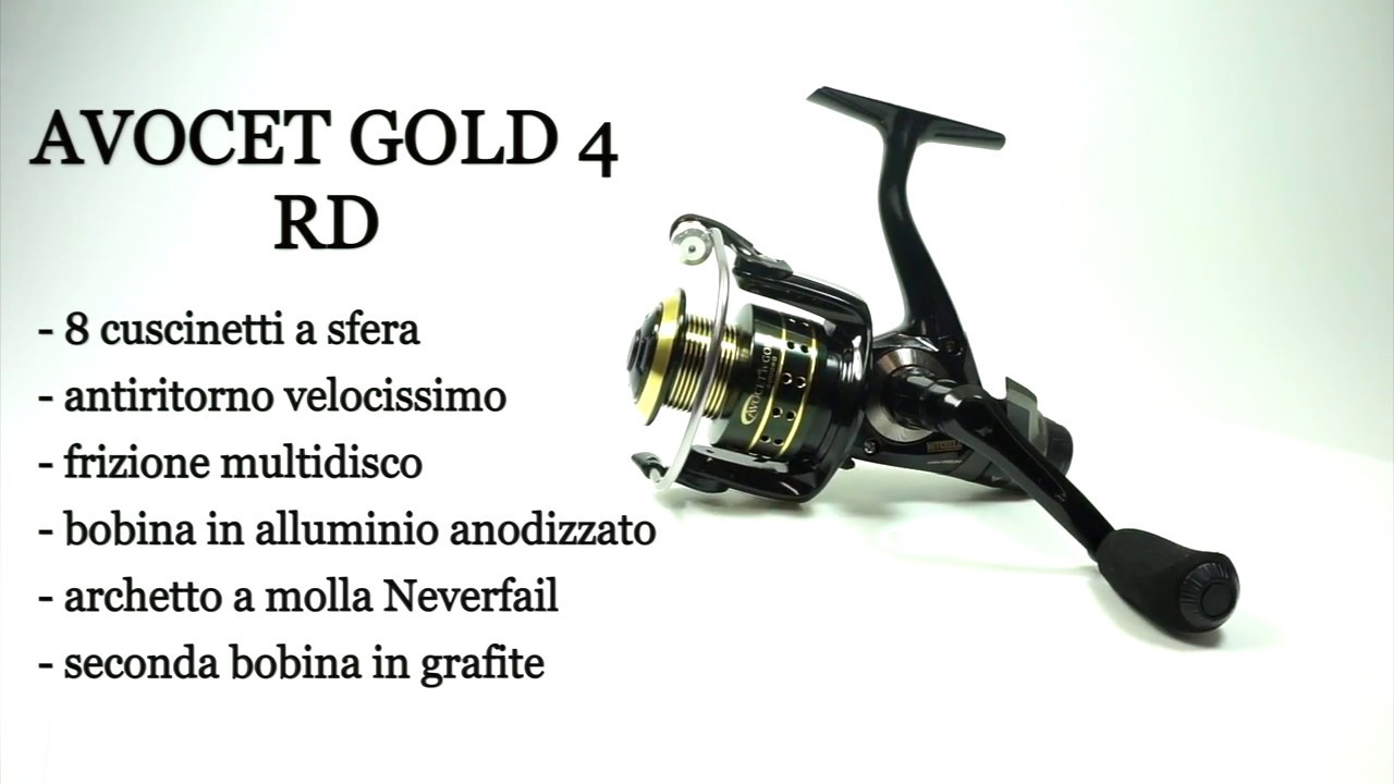 Mulinello da Feeder AVOCET GOLD 4 RD
