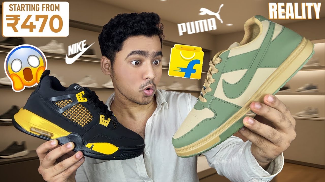 Top 5 Cheapest Nike /Puma Style Sneakers under ₹1000 Worth it? | Flipkart Sneaker Haul🔥