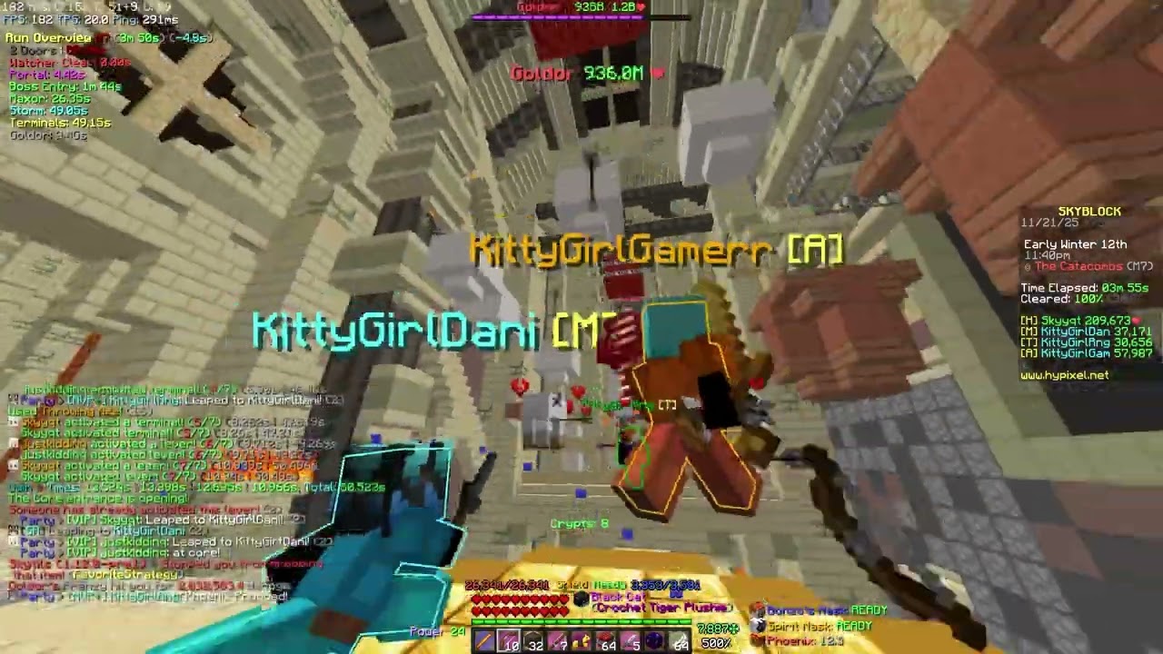 M7 Berserk POV ft. High ping | Hypixel Skyblock