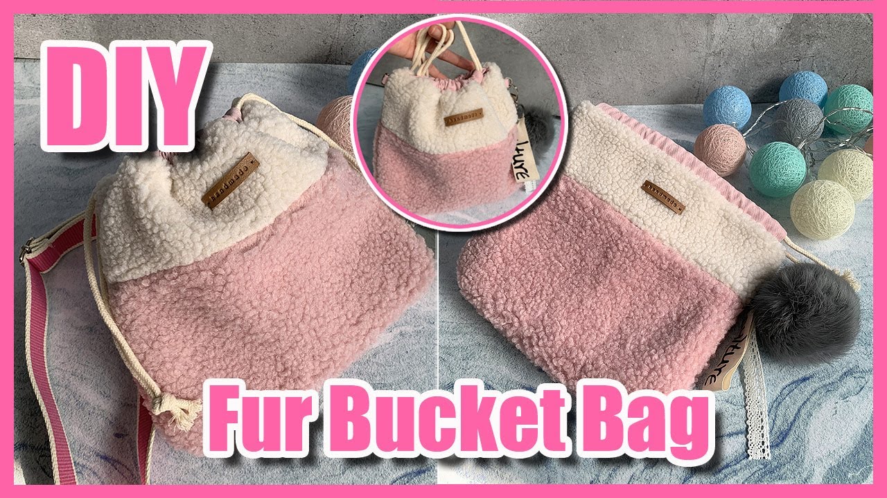 DIY|양털 복조리 가방 만들기|Bucket Bag|추운 겨울에 따뜻한 양털 가방 만들어 보실래요?~~|어바웃소잉