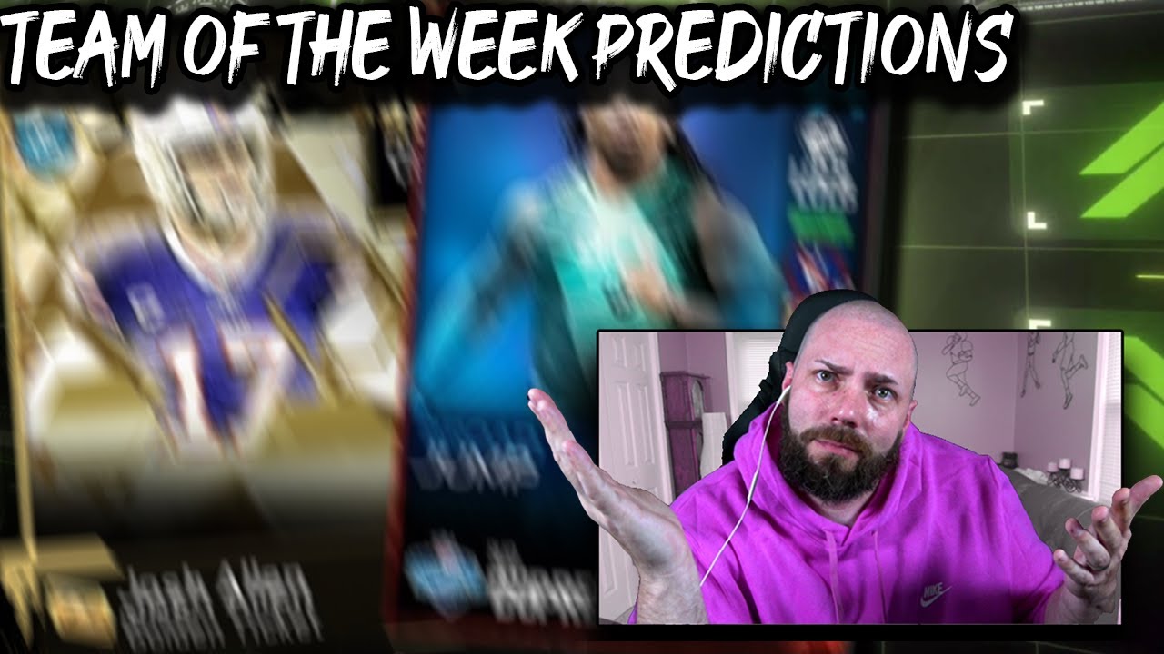 ROCKET ARMS AND SPEEEEEEED! TEAM OF THE WEEK PREDICTIONS! [MADDEN 21]