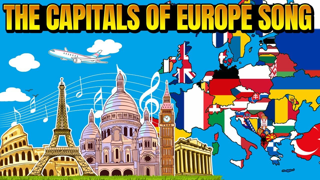 The Capitals of Europe Song!! (with animated map)
