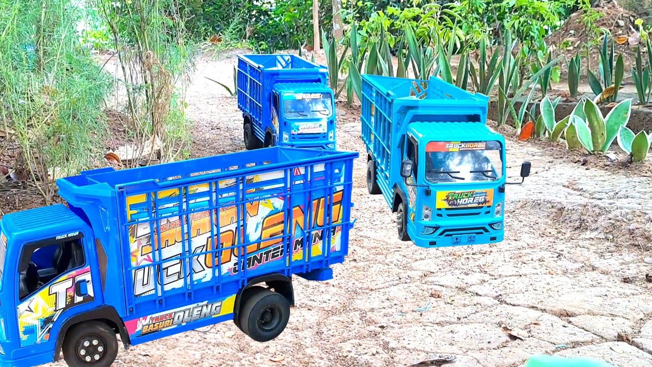 Wow!!! Gak Nyangka Ternyata Main Truk Miniatur Seru Banget Truk Oleng Truk Basuri Truk Modifikasi