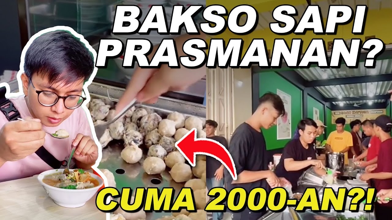 BAKSO SAPI PRASMANAN?! CUMA 2000AN? PERJALANAN BAKSO IDAMANKU