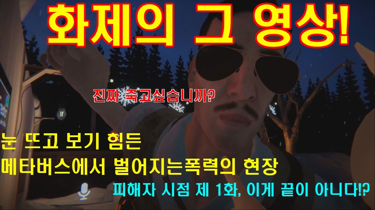 캘리칼리 데이비슨을 고발합니다 - 메타버스 폭력현장 1인칭 피해자 시점 (1화)